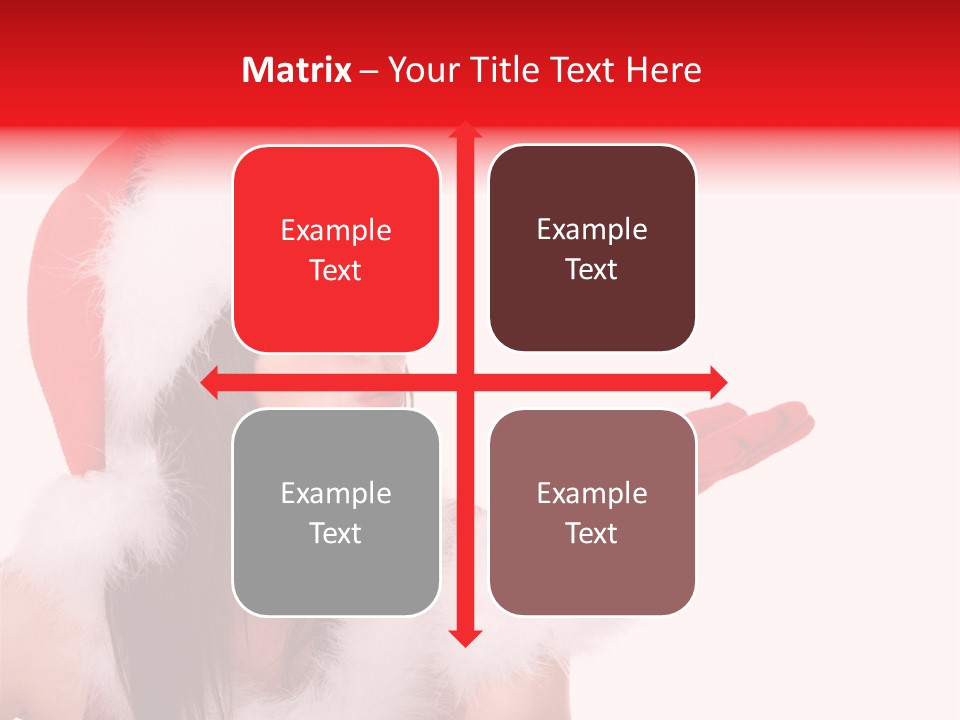 White Face Isolated PowerPoint Template