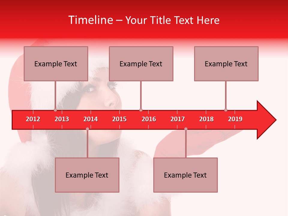 White Face Isolated PowerPoint Template