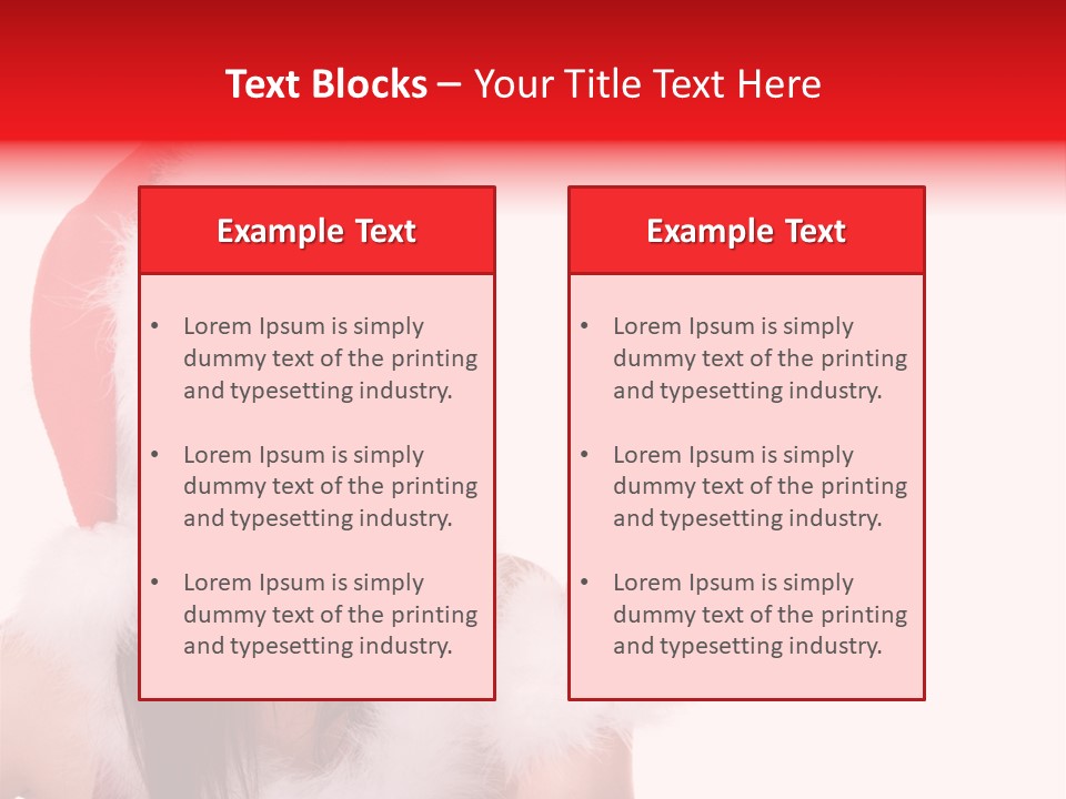 White Face Isolated PowerPoint Template