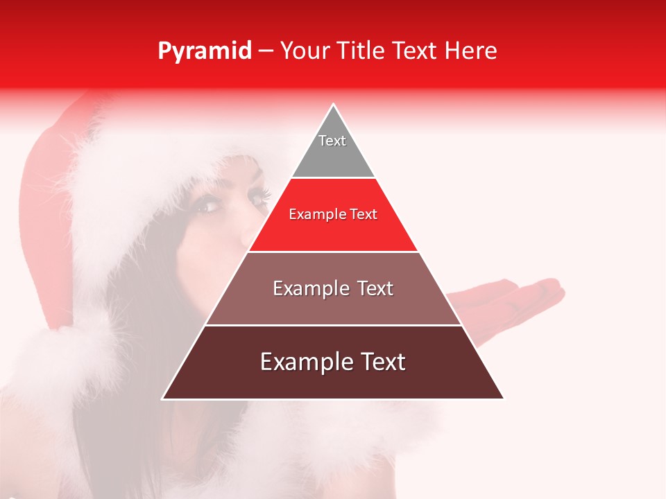 White Face Isolated PowerPoint Template