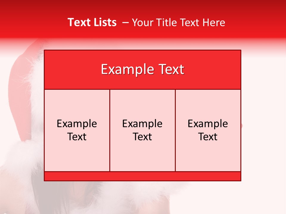 White Face Isolated PowerPoint Template