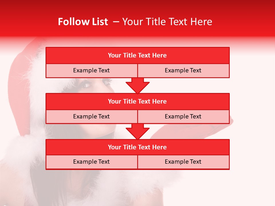 White Face Isolated PowerPoint Template