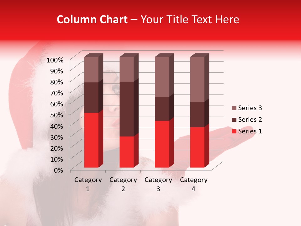 White Face Isolated PowerPoint Template