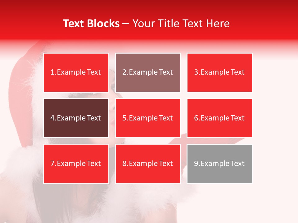 White Face Isolated PowerPoint Template