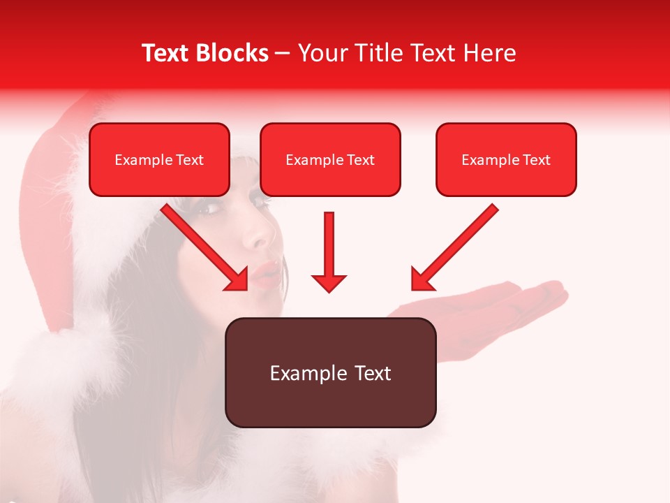 White Face Isolated PowerPoint Template
