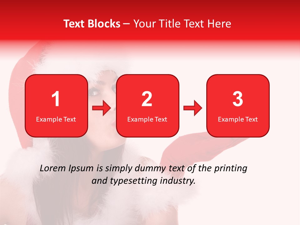 White Face Isolated PowerPoint Template