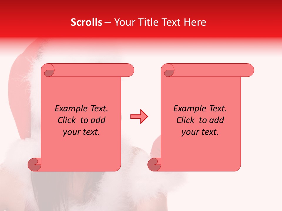 White Face Isolated PowerPoint Template