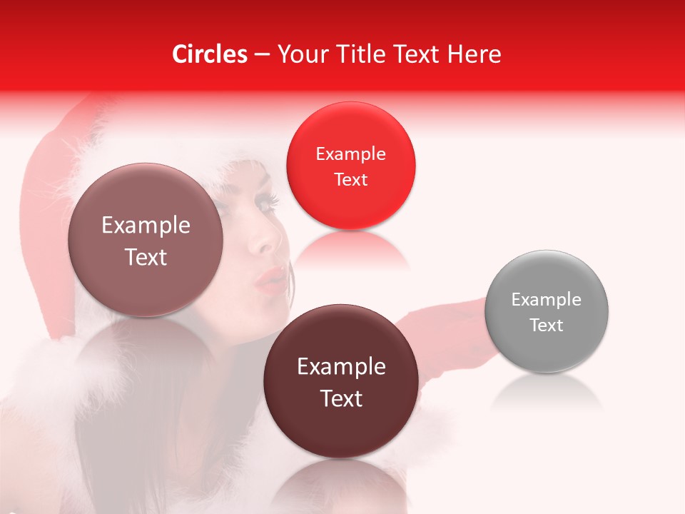 White Face Isolated PowerPoint Template