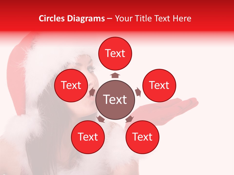 White Face Isolated PowerPoint Template