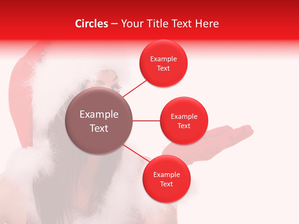 White Face Isolated PowerPoint Template