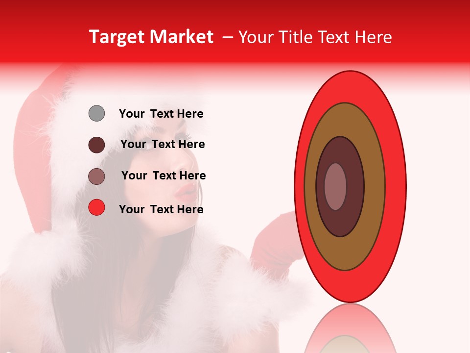 White Face Isolated PowerPoint Template