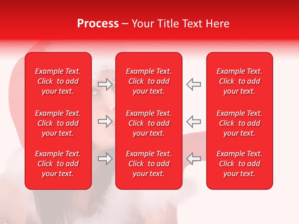 White Face Isolated PowerPoint Template
