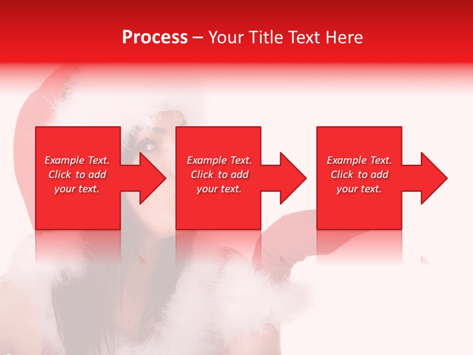 White Face Isolated PowerPoint Template