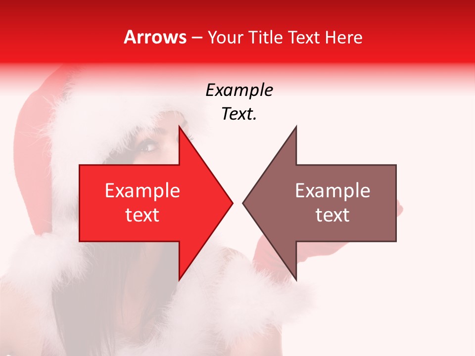 White Face Isolated PowerPoint Template