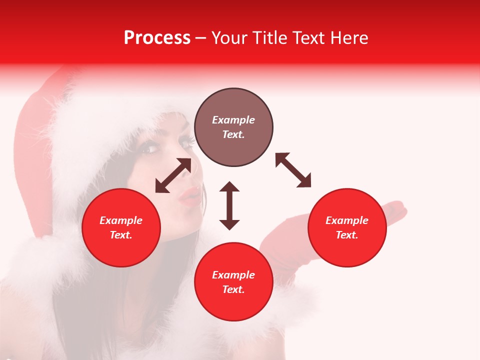 White Face Isolated PowerPoint Template