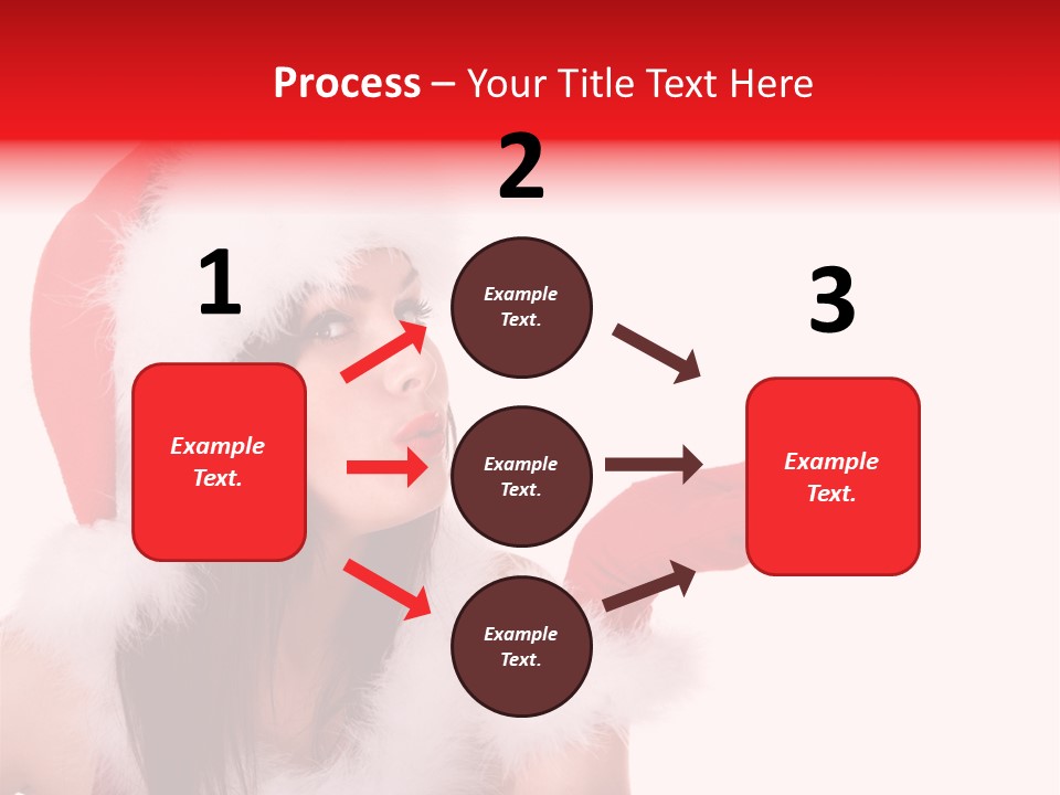 White Face Isolated PowerPoint Template