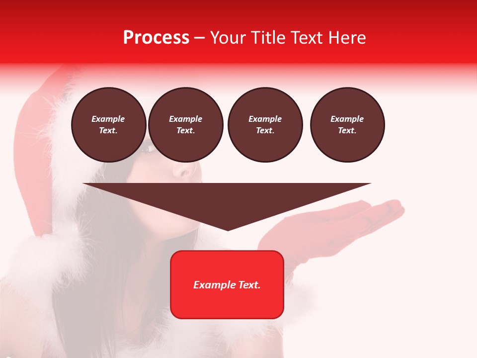 White Face Isolated PowerPoint Template