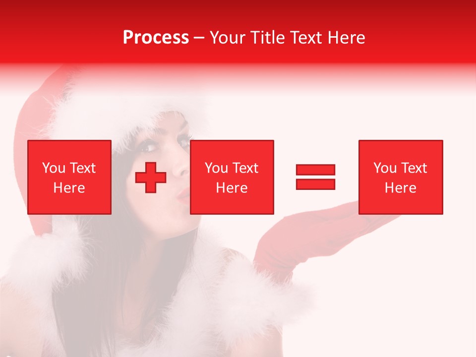 White Face Isolated PowerPoint Template