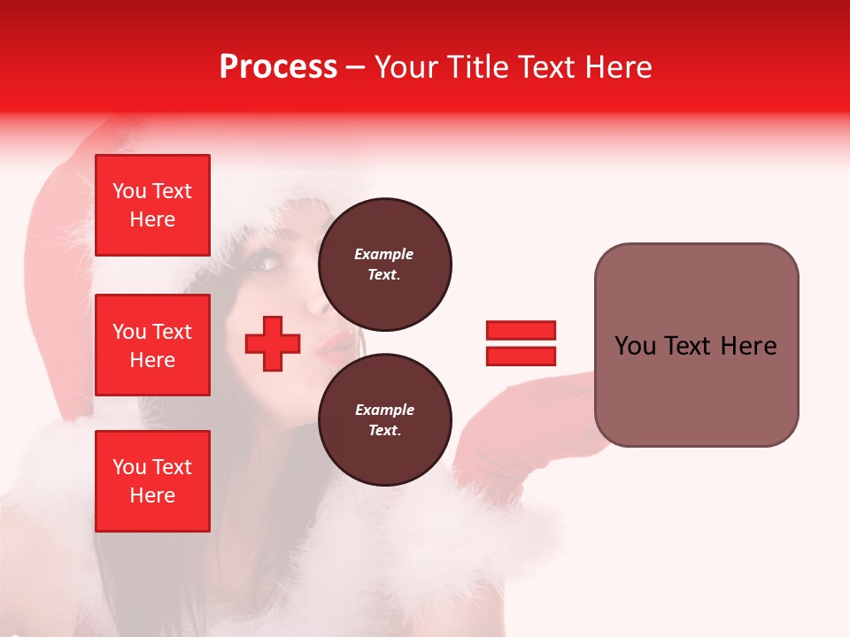 White Face Isolated PowerPoint Template