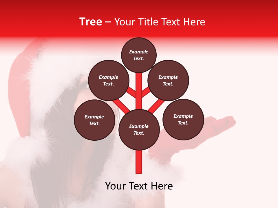 White Face Isolated PowerPoint Template