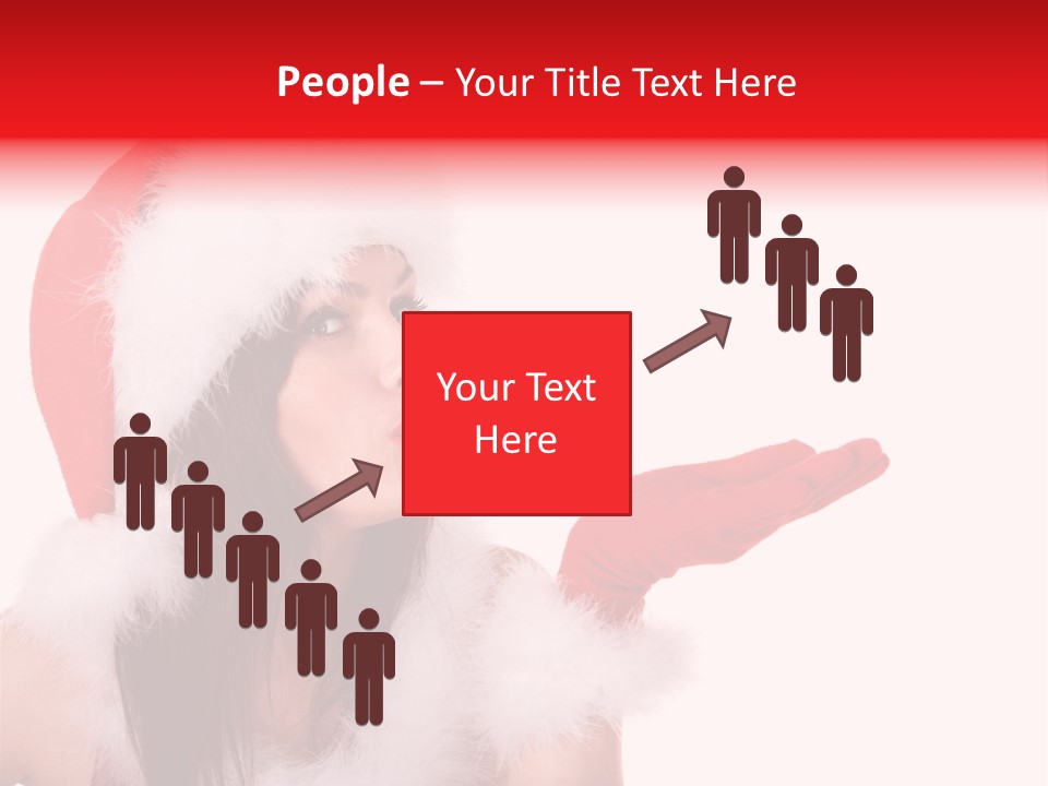 White Face Isolated PowerPoint Template