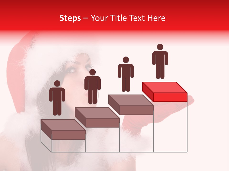 White Face Isolated PowerPoint Template