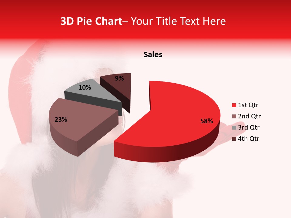 White Face Isolated PowerPoint Template