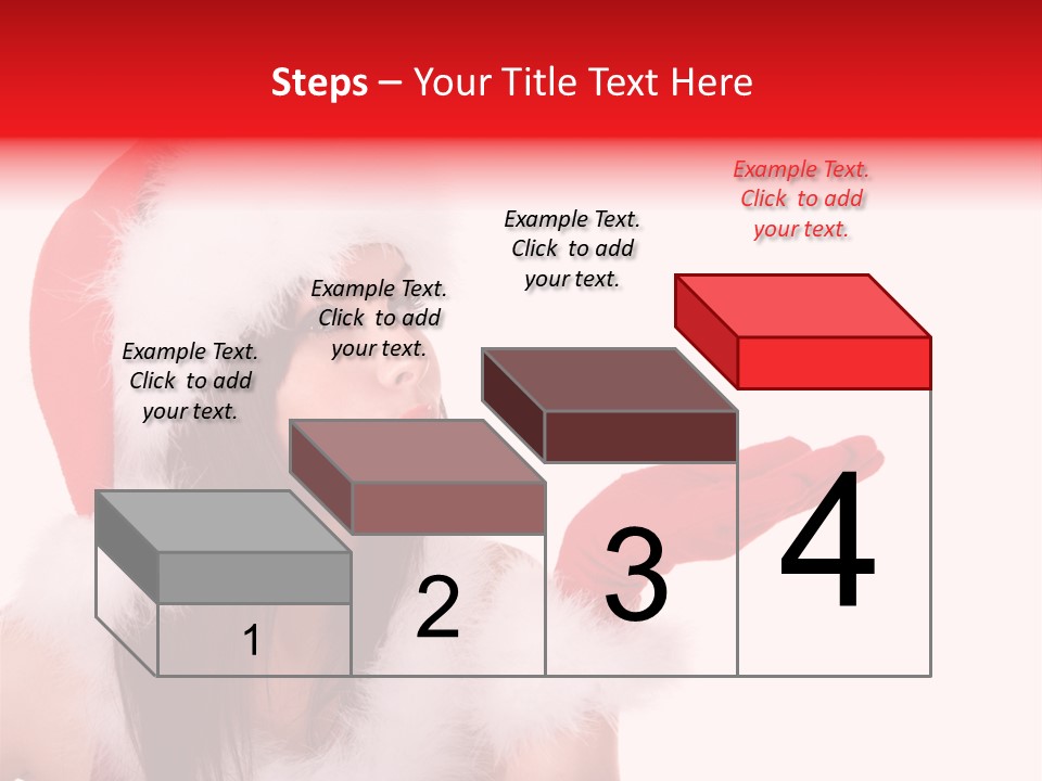 White Face Isolated PowerPoint Template