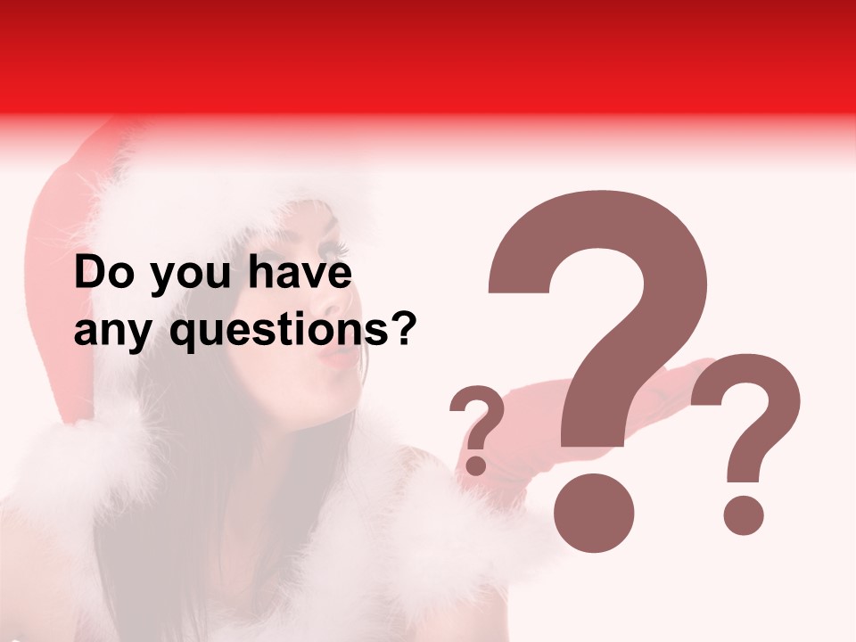 White Face Isolated PowerPoint Template