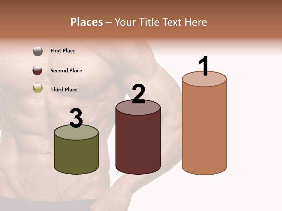 Male Wild White PowerPoint Template