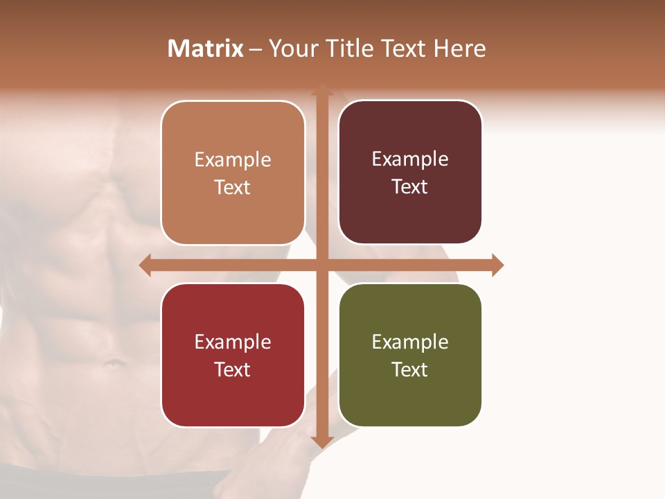 Male Wild White PowerPoint Template