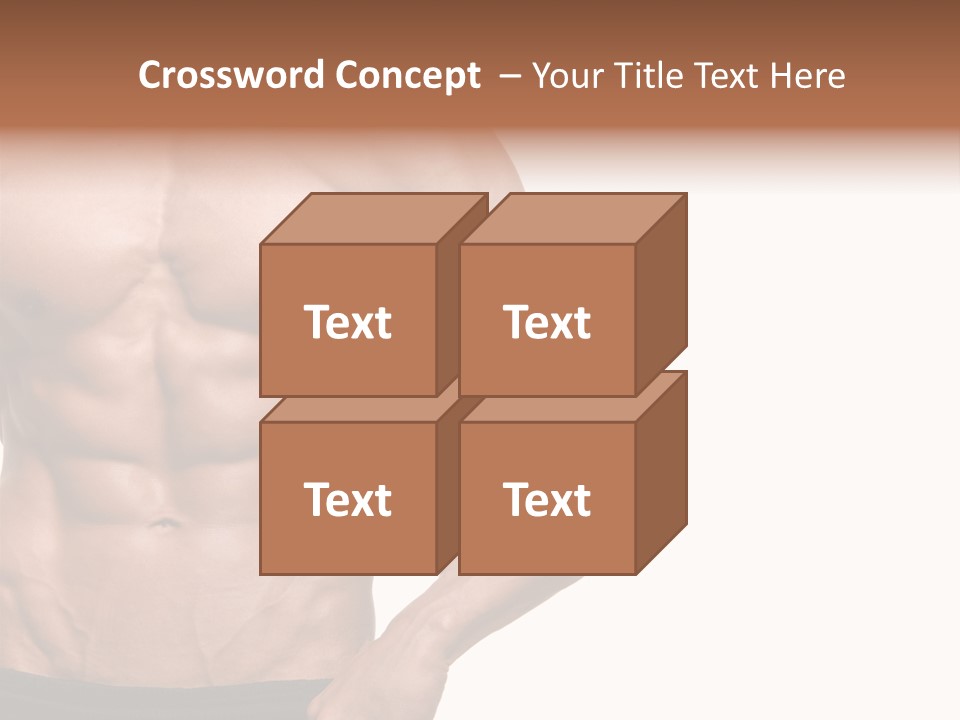 Male Wild White PowerPoint Template