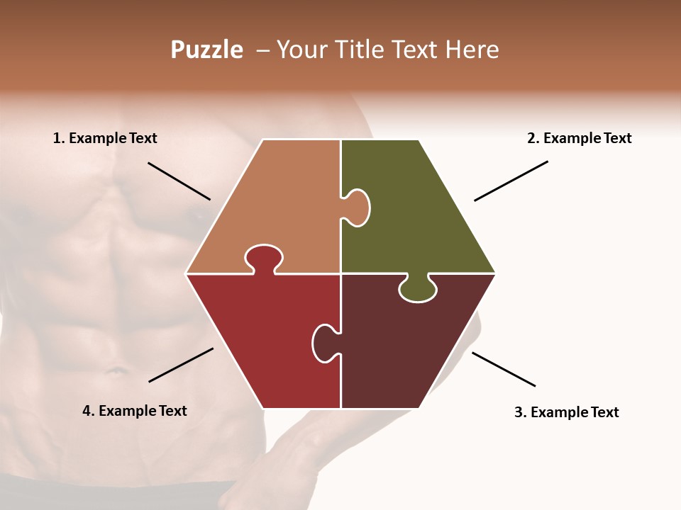 Male Wild White PowerPoint Template