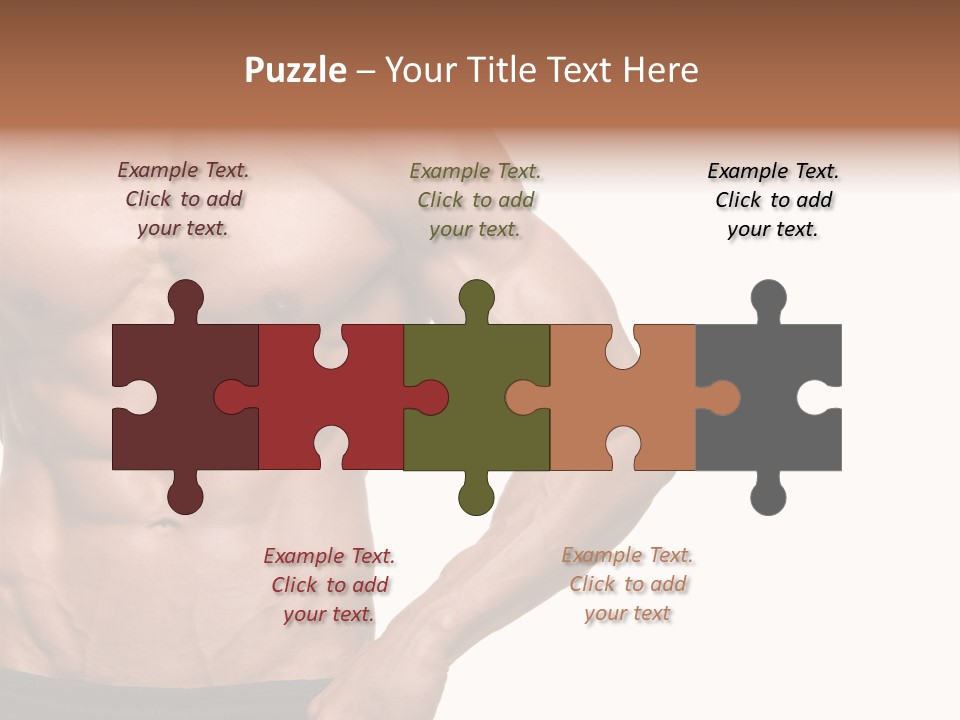 Male Wild White PowerPoint Template