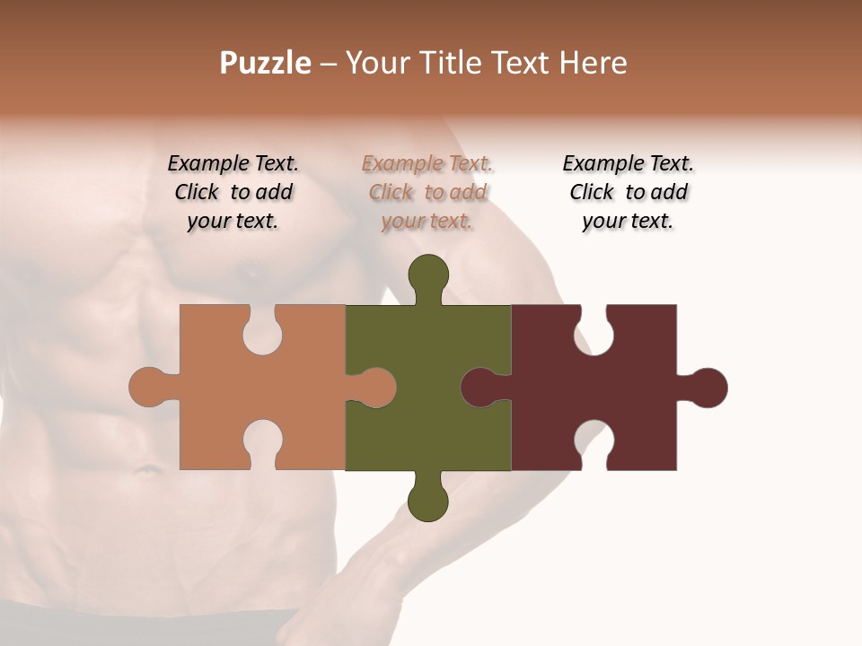 Male Wild White PowerPoint Template