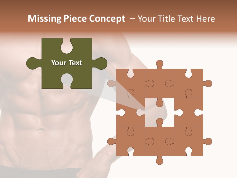 Male Wild White PowerPoint Template