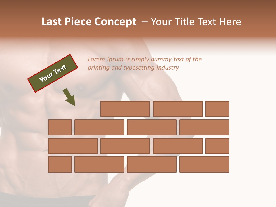 Male Wild White PowerPoint Template