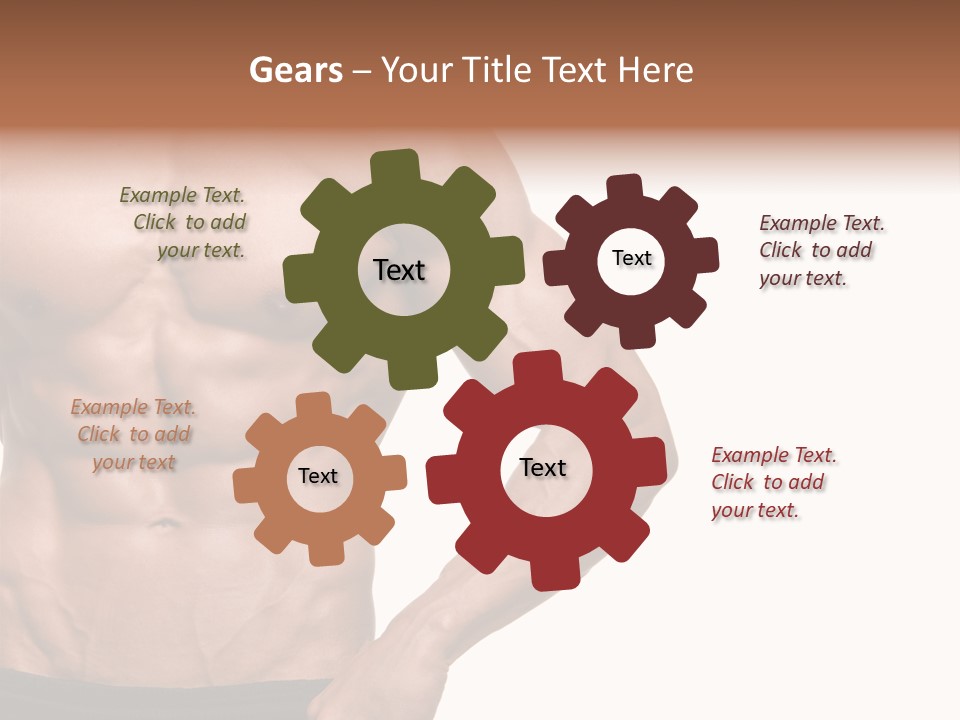 Male Wild White PowerPoint Template