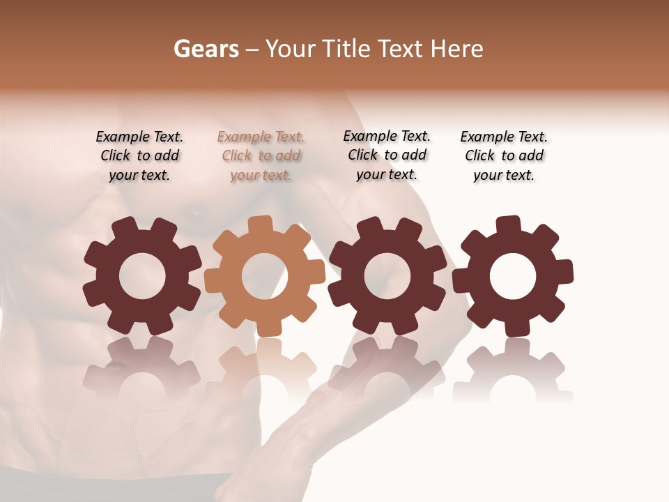 Male Wild White PowerPoint Template