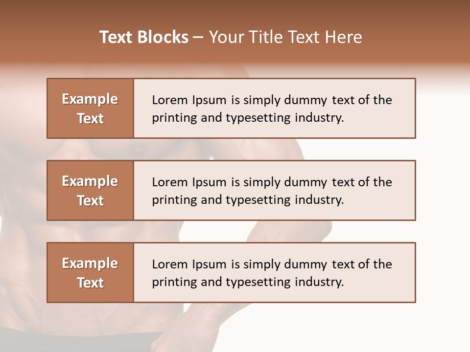 Male Wild White PowerPoint Template