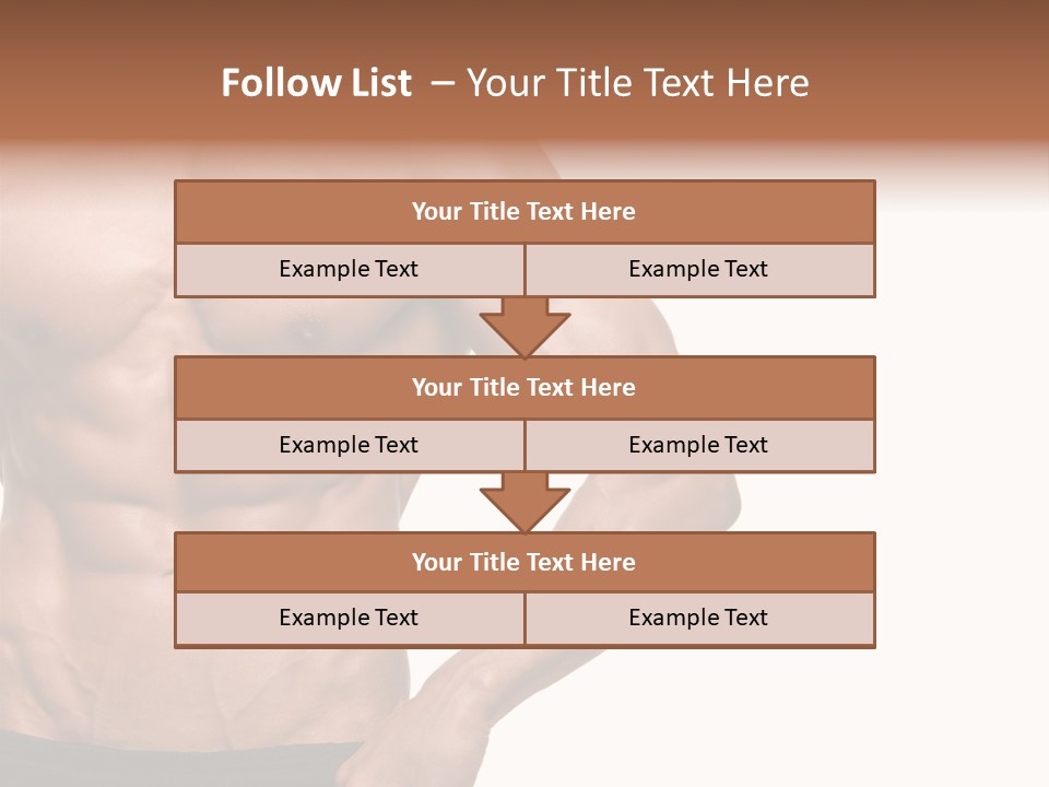 Male Wild White PowerPoint Template