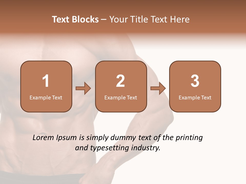 Male Wild White PowerPoint Template
