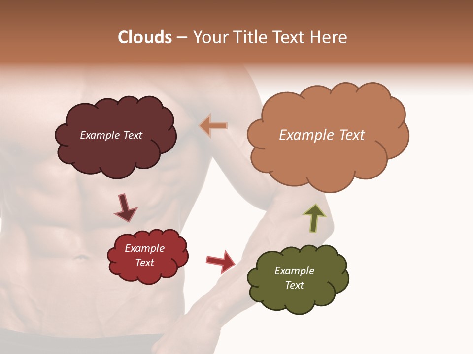 Male Wild White PowerPoint Template