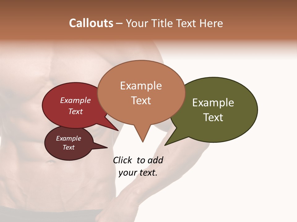 Male Wild White PowerPoint Template