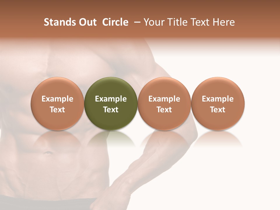 Male Wild White PowerPoint Template
