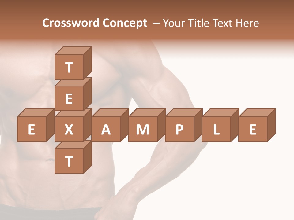 Male Wild White PowerPoint Template