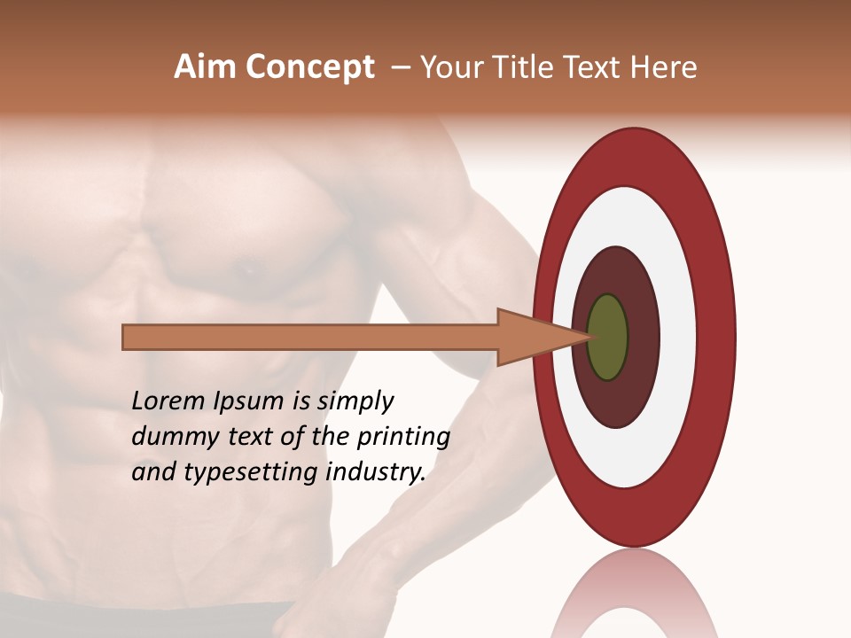 Male Wild White PowerPoint Template