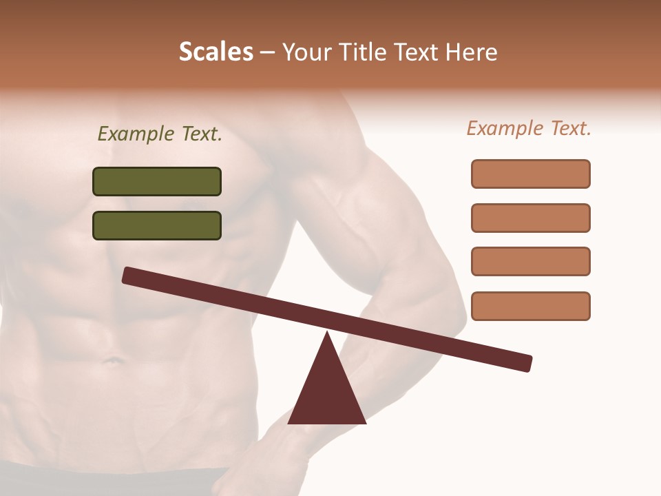 Male Wild White PowerPoint Template