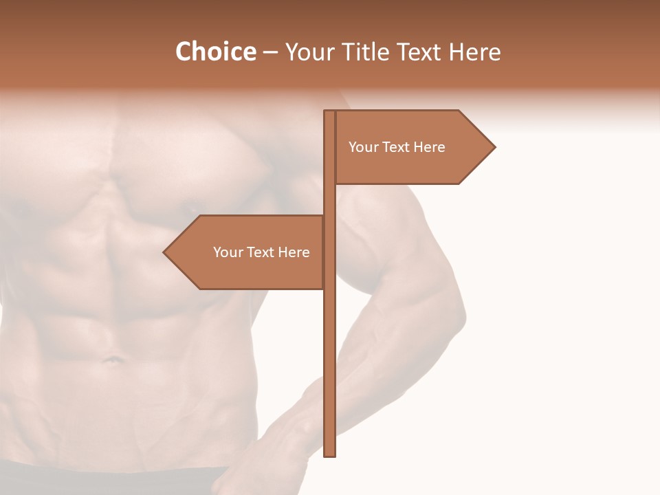 Male Wild White PowerPoint Template