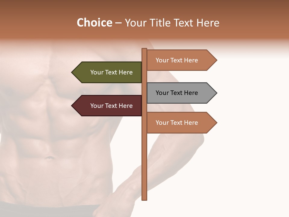 Male Wild White PowerPoint Template